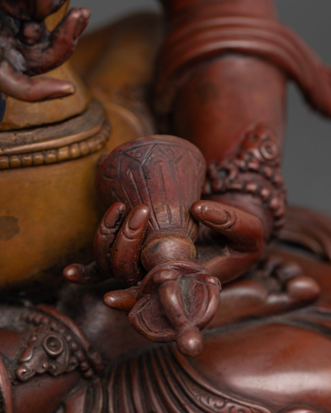 Purification and Unity with a Vajrasattva and Consort Statue