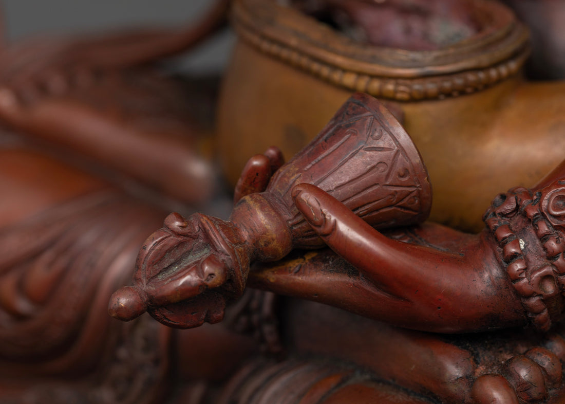 Purification and Unity with a Vajrasattva and Consort Statue