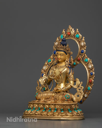 Cleansing Radiance: Vajrasattva with Jeweled Aura