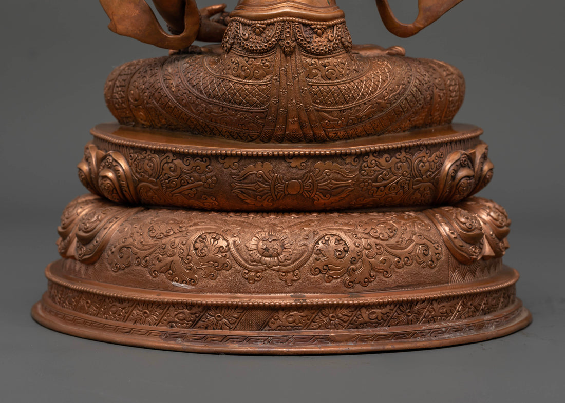 Sacred 15.7 Inch Oxidized Vajrasattva Statue