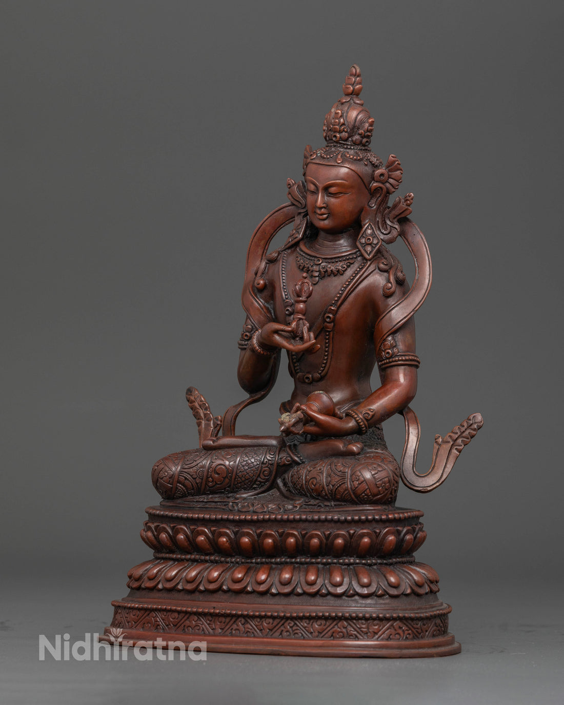 9.66 Inch Dorje Sempa Statue for Tibetan Spirituality