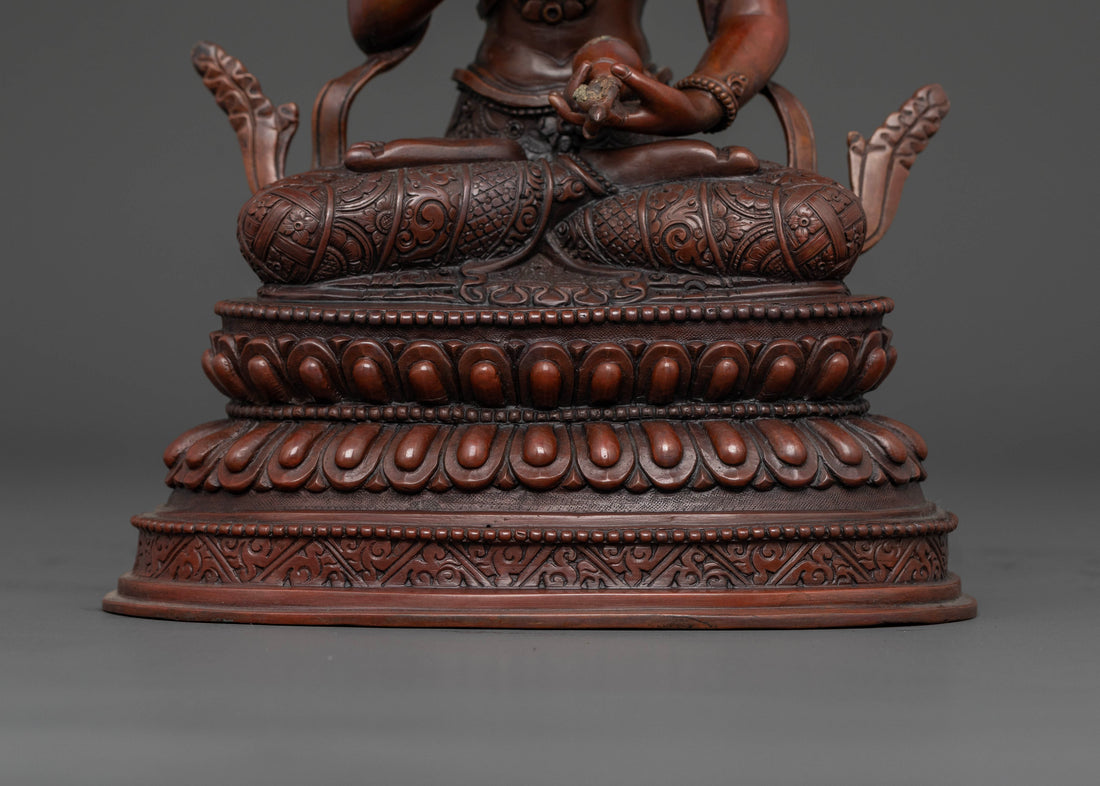 9.66 Inch Dorje Sempa Statue for Tibetan Spirituality