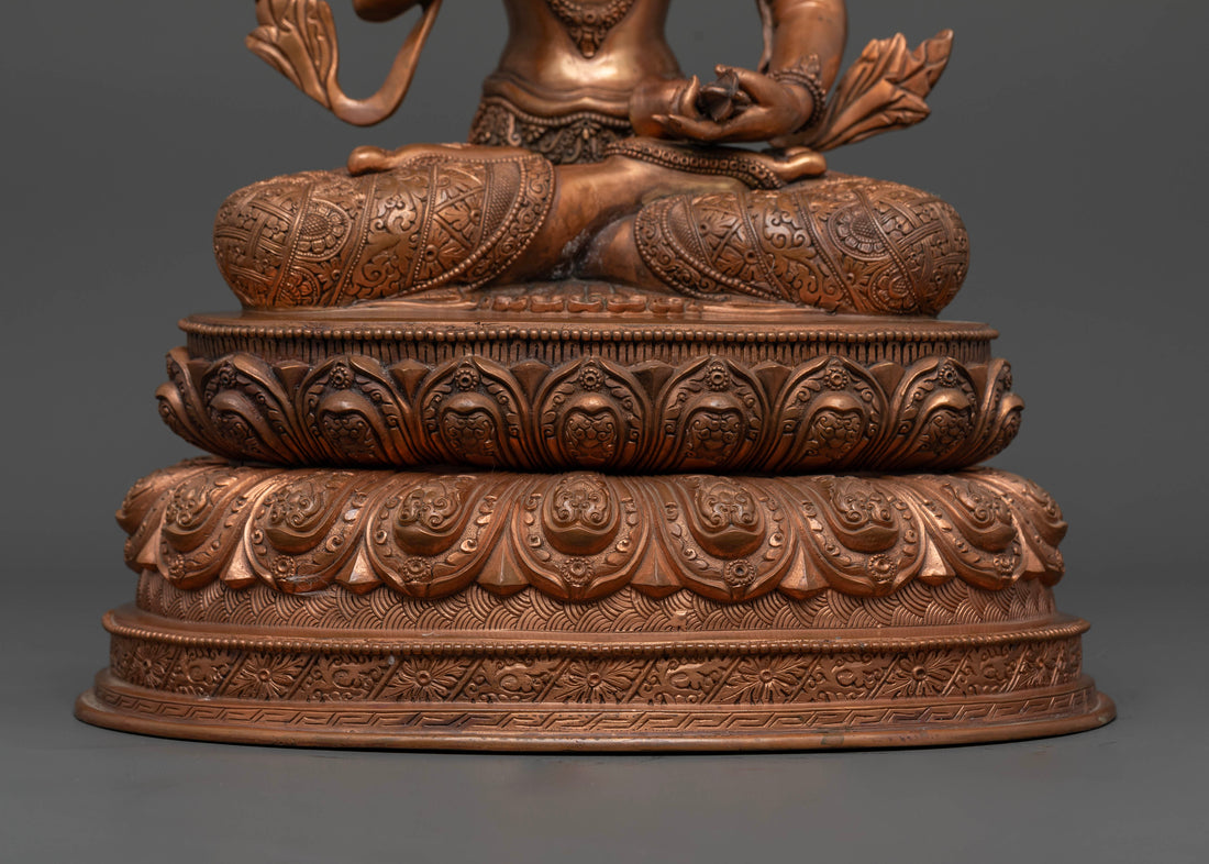 Sacred 15.7 Inch Oxidized Vajrasattva Statue