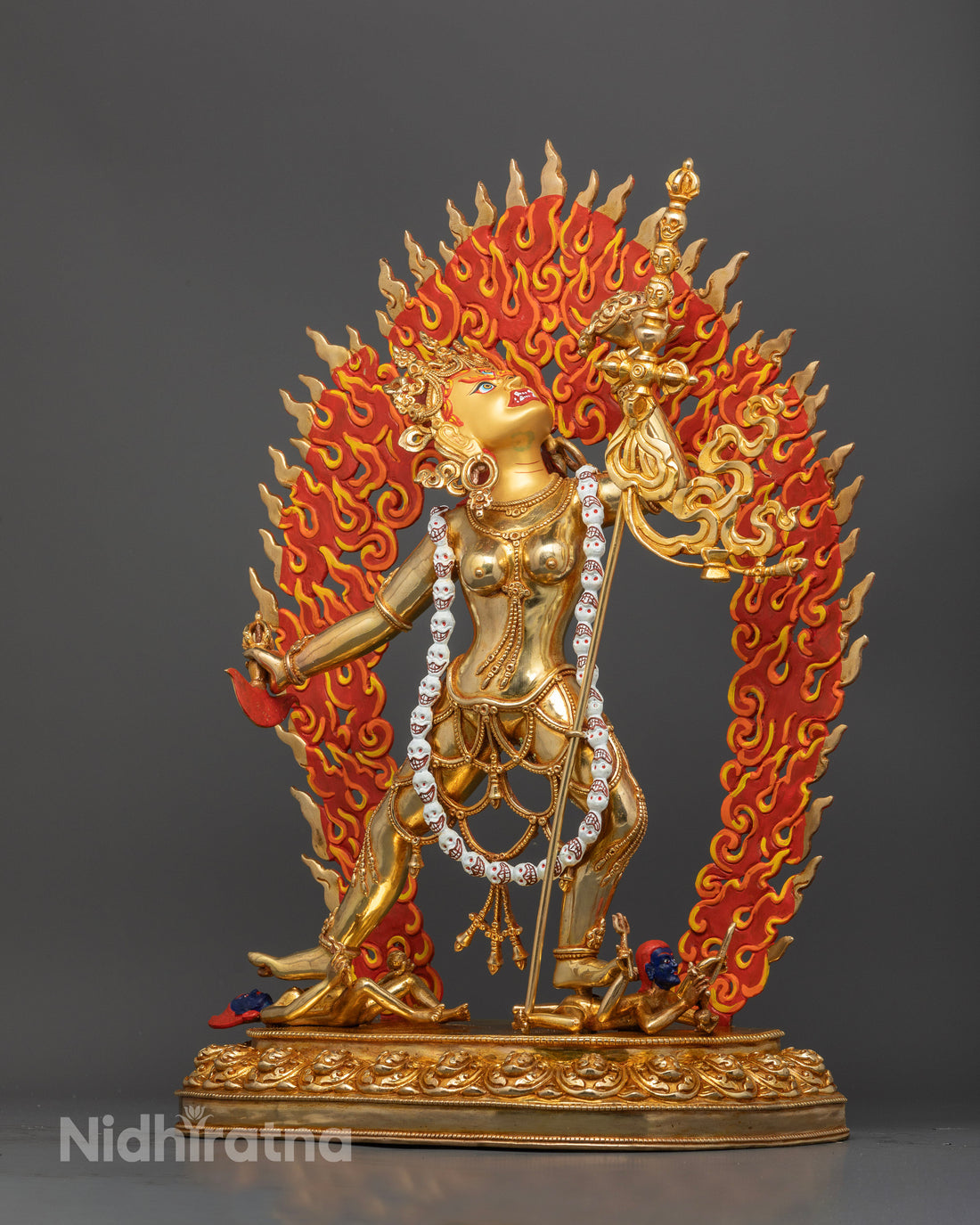 Handcrafted Vajrayogini Statue: Tibetan Goddess of Enlightenment