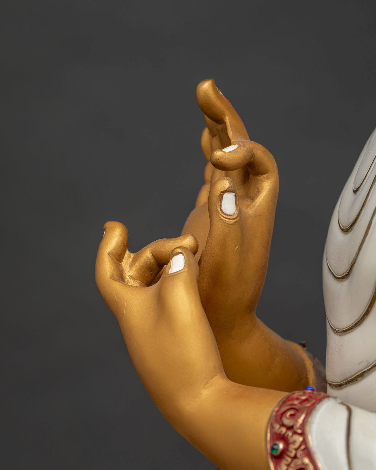Colorful Vairocana Buddha Statue | Handmade In Nepal