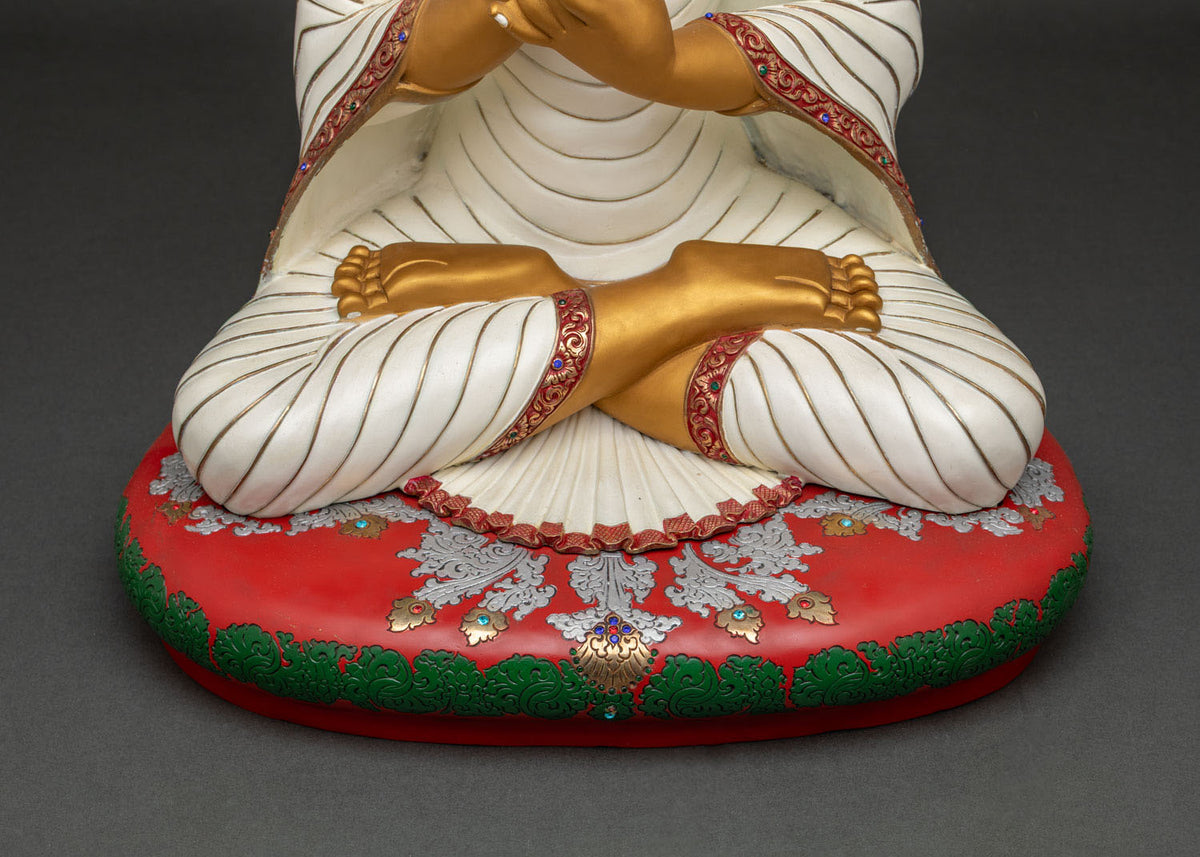 Colorful Vairocana Buddha Statue | Handmade In Nepal