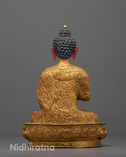 Vairocana Buddha Statue | Traditional Tibetan Buddhist Art