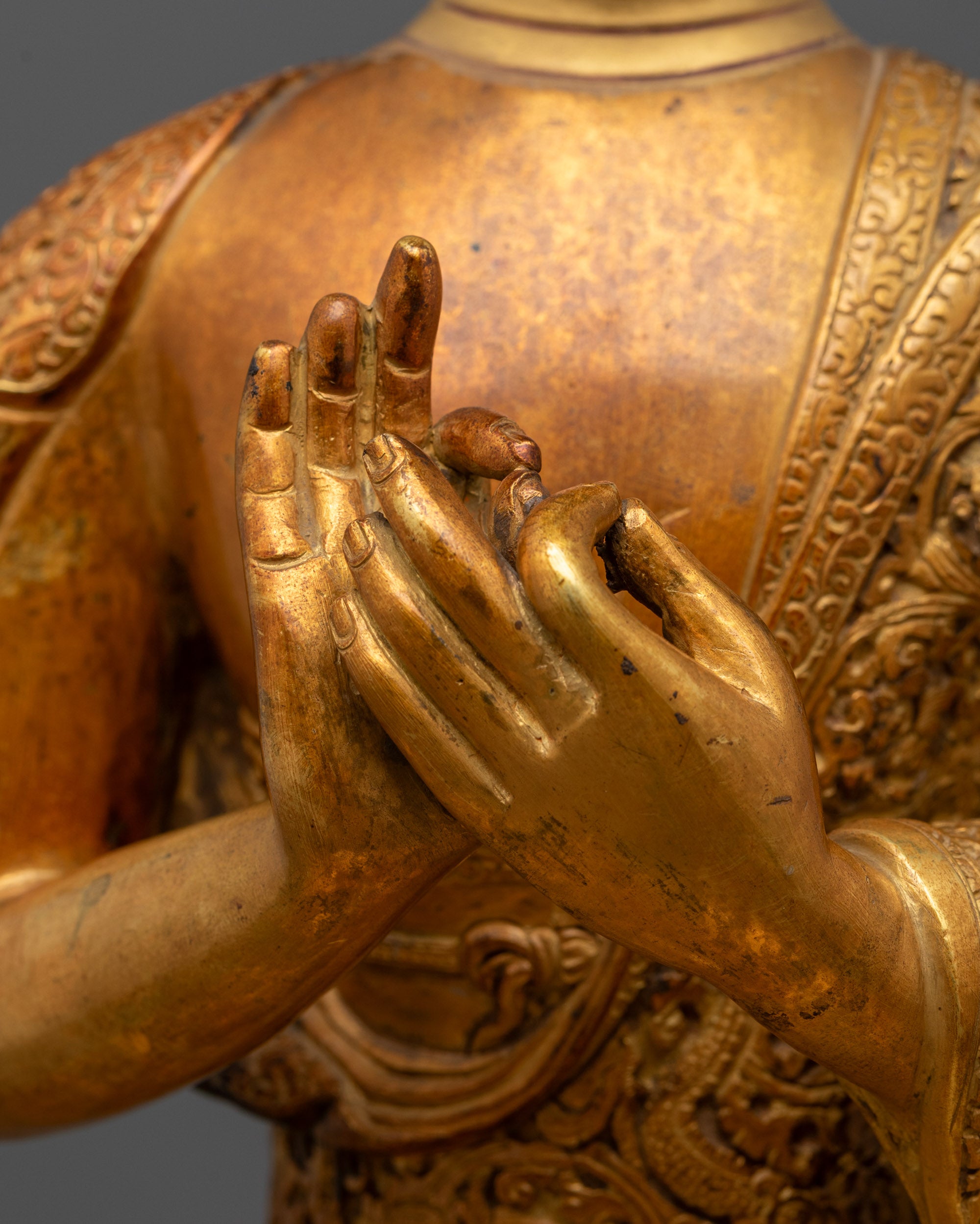 Vairocana Buddha Statue | Traditional Tibetan Buddhist Art