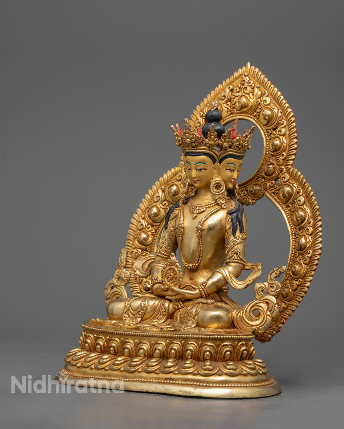 Handcrafted Vairocana Statue | Nepalese Buddhist Art