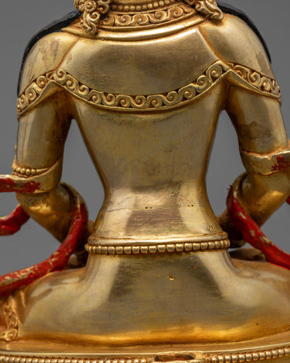 Handcrafted Vairocana Statue | Nepalese Buddhist Art