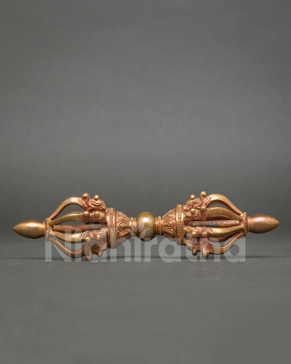 Handcrafted Vajra and Bell Set for Tibetan Buddhist rituals, meditation, prayer, and puja ceremonies