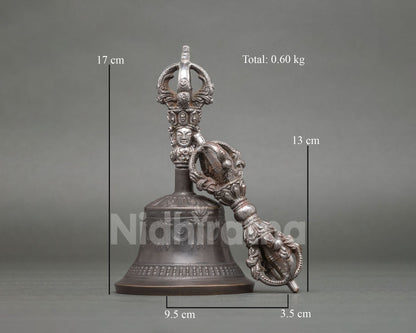 Vajra and Bell Set | Traditional Vajrayana Buddhist Tools