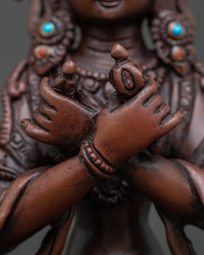 Vajradhara Statue | Vajrayana Buddhist Meditation Sculpture