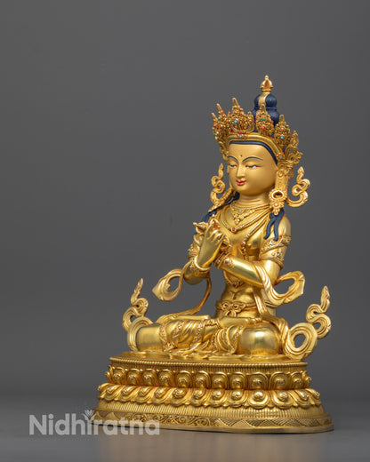 Handcrafted Vajradhara Statue from Nepal | Divine Buddhist Decor