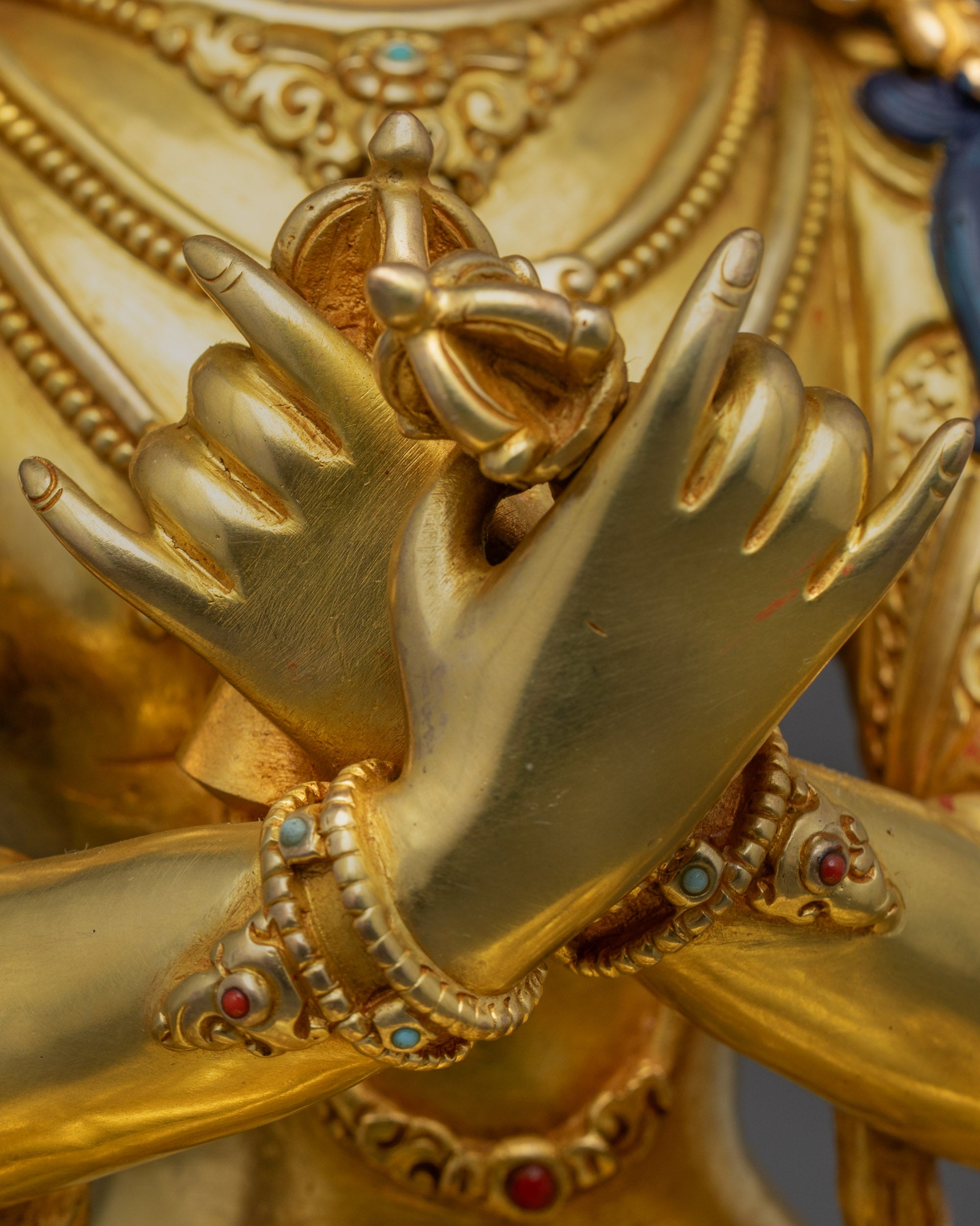 Handcrafted Vajradhara Statue from Nepal | Divine Buddhist Decor
