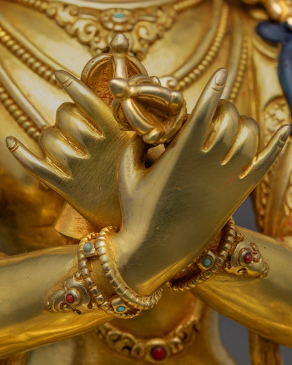 Handcrafted Vajradhara Statue from Nepal | Divine Buddhist Decor