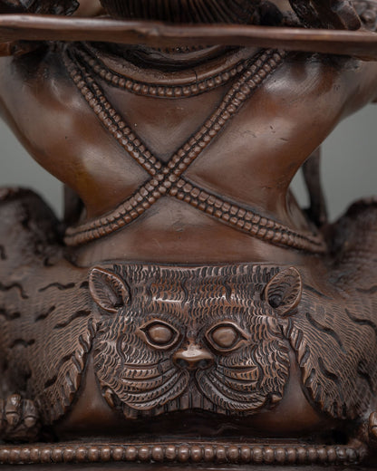 Oxidized Vajradaka Statue | The Wrathful Guardian of Purification