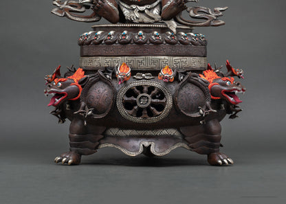 Vajradhaka Statue | Traditional Nepalese Spiritual Art