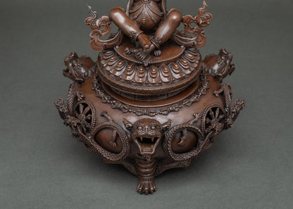 Oxidized Vajradaka Statue | The Wrathful Guardian of Purification