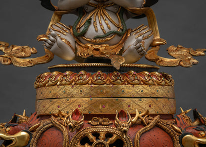 Colorful Vajradhaka (Dorje Khadro) Statue | The Destroyer of Negativity