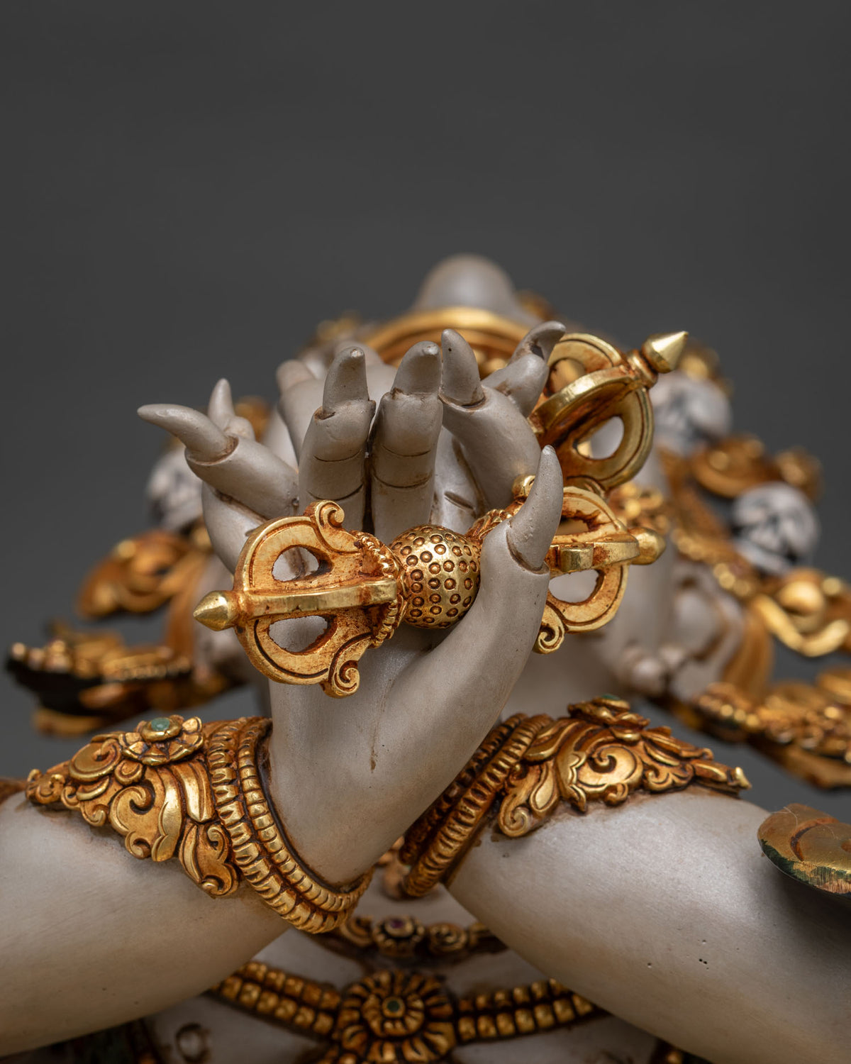 Colorful Vajradhaka (Dorje Khadro) Statue | The Destroyer of Negativity