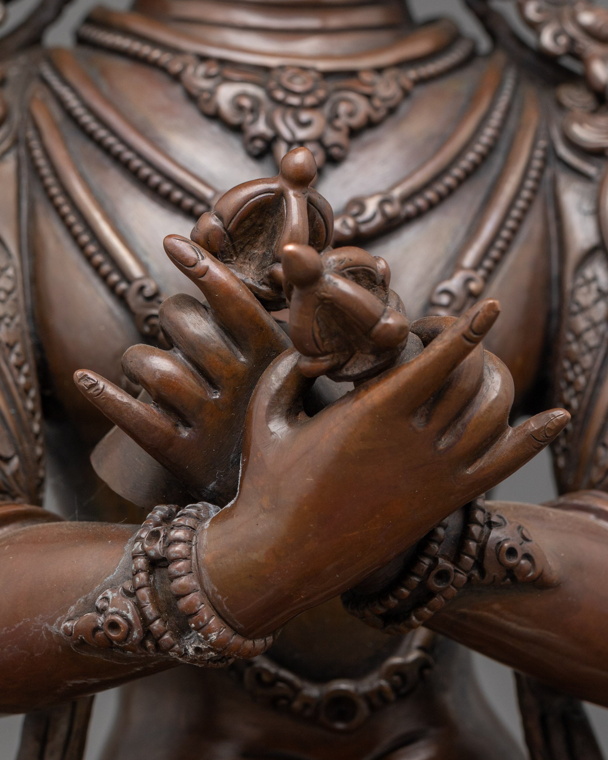 Authentic Oxidized Vajradhara Statue | Himalayan Artisan Craft