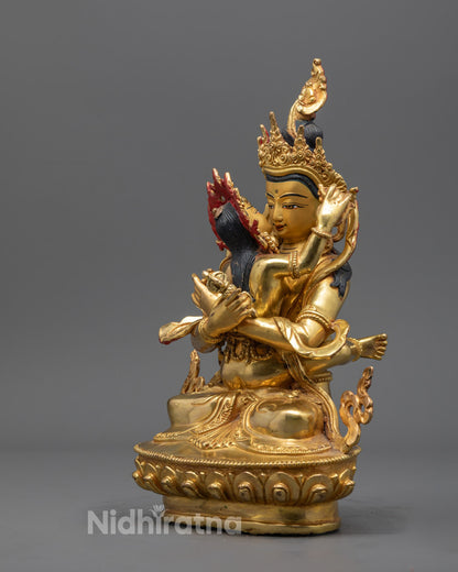 Handcrafted Vajradhara Statue | Tibetan Buddhist Artwork
