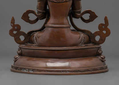 Authentic Oxidized Vajradhara Statue | Himalayan Artisan Craft
