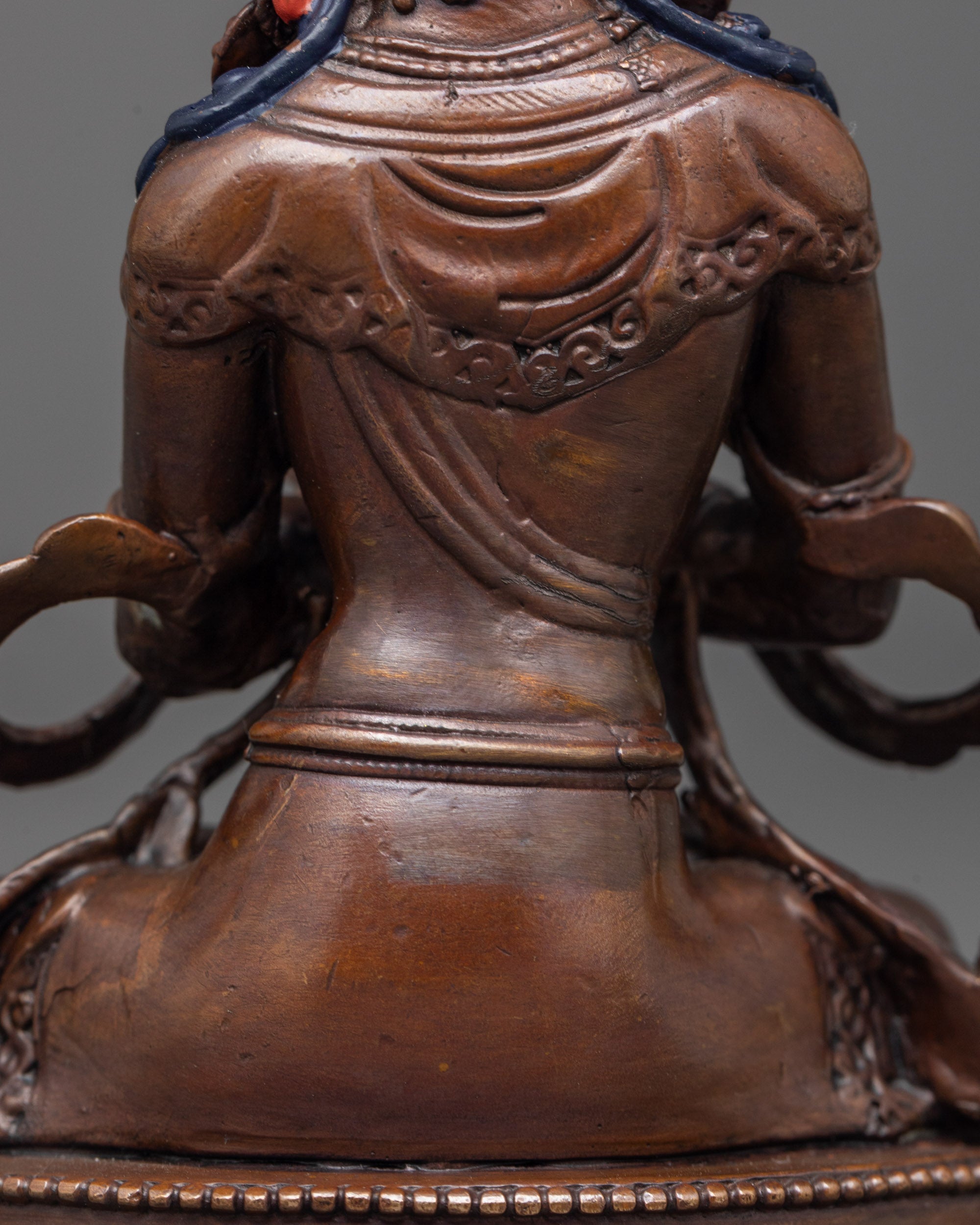 Oxidized Vajradhara Statue | Precision Machine-Made Buddhist Idol