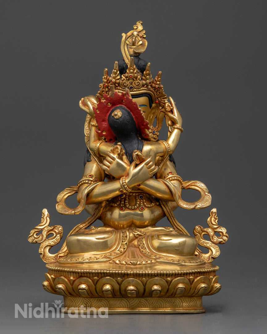 Vajradhara Mantra Buddha Statue with Yab Yum