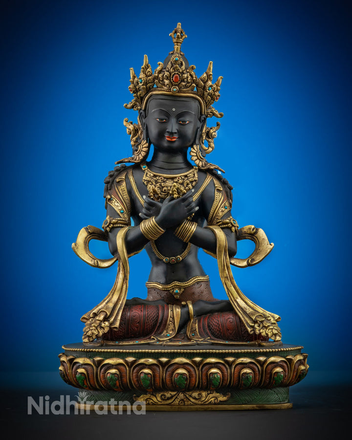 Masterfully Crafted Vajradhara Statue – Buddhist Symbol of Tantric Buddhism