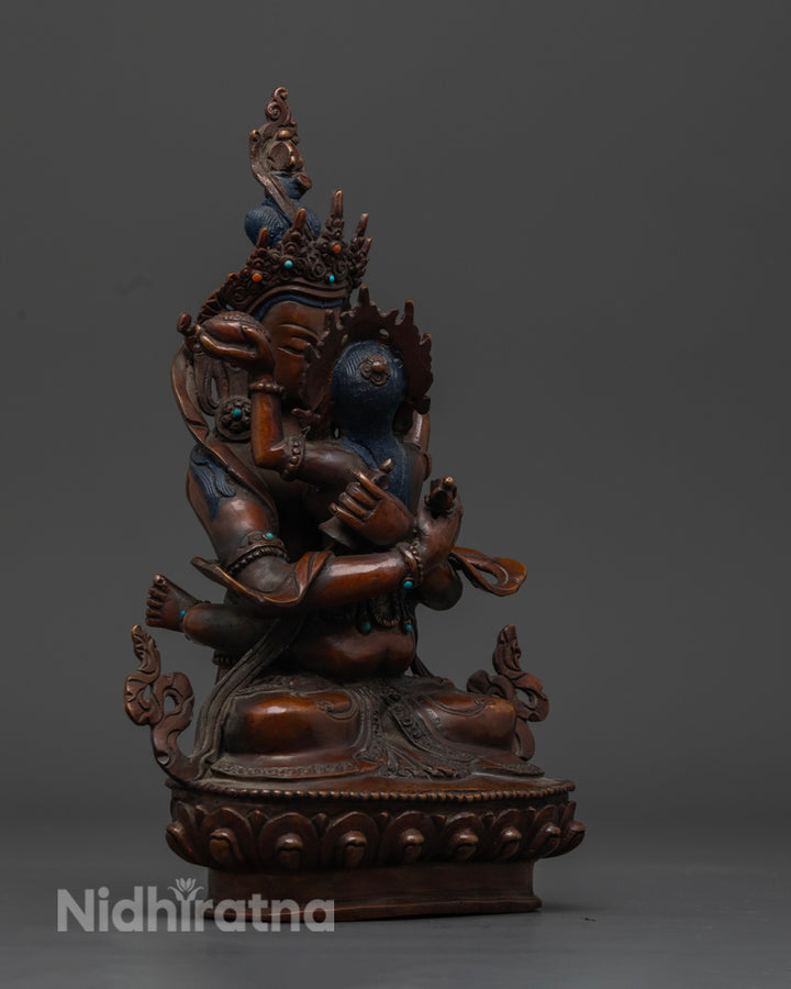 Vajradhara Statue: Exquisite Tibetan Buddhist Art