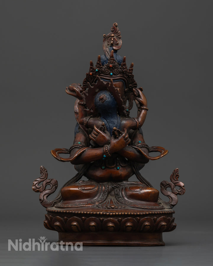 Vajradhara Statue: Exquisite Tibetan Buddhist Art