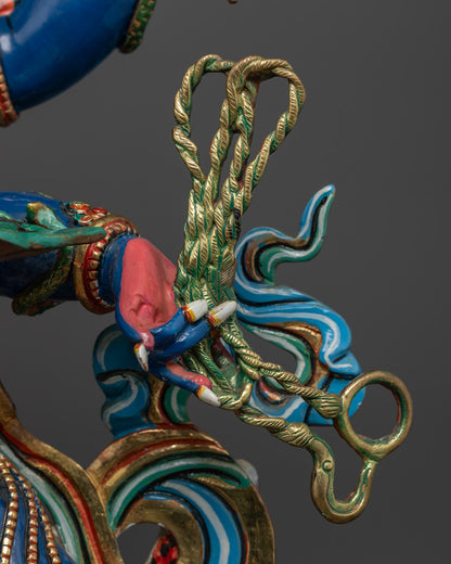 Six Armed Mahakala Statue | Hand-Carved Copper