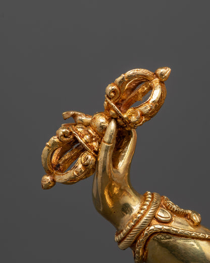 Fierce Vajrapani Statue | Wrathful Protector in Buddhist Art