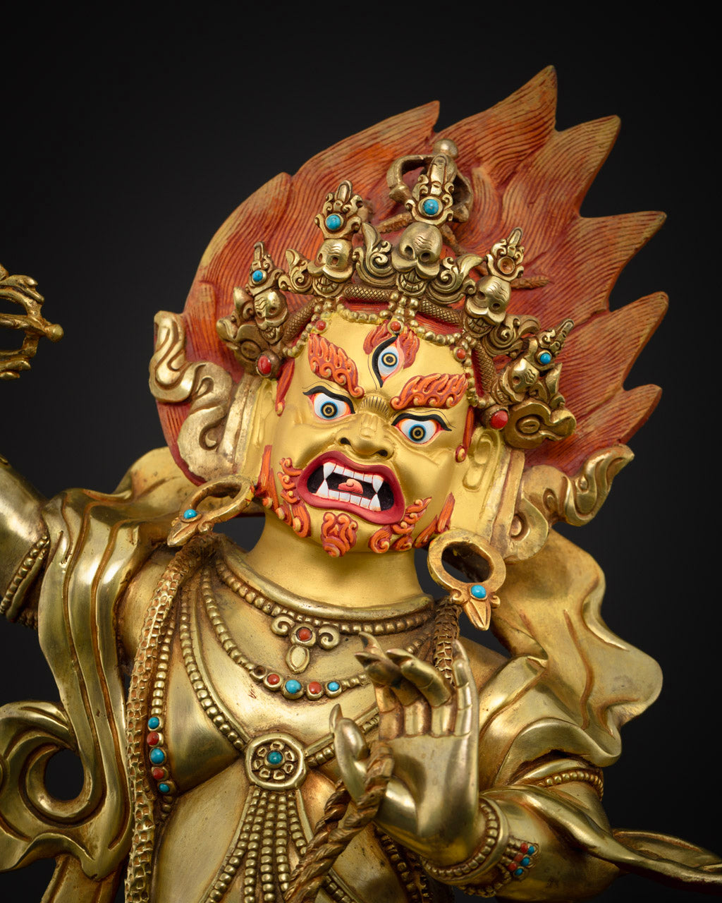 Vajrapani Bodhisattva Statue for Ritual and Meditation