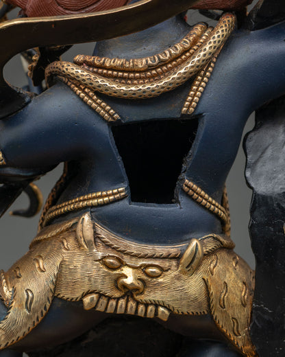 Powerful Vajrapani Statue - Wrathful Dharma Guardian Figurine