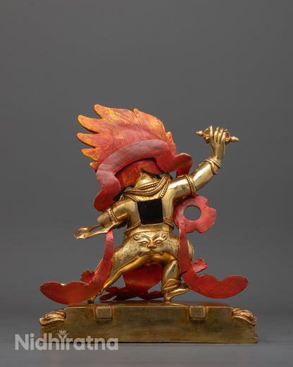 Nepal Hand-Carved Vajrapani Statue | Embodiment of Strength