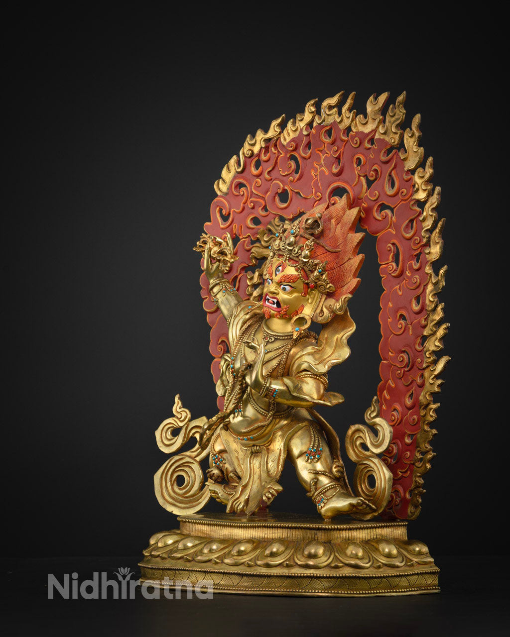 Vajrapani Bodhisattva Statue for Ritual and Meditation