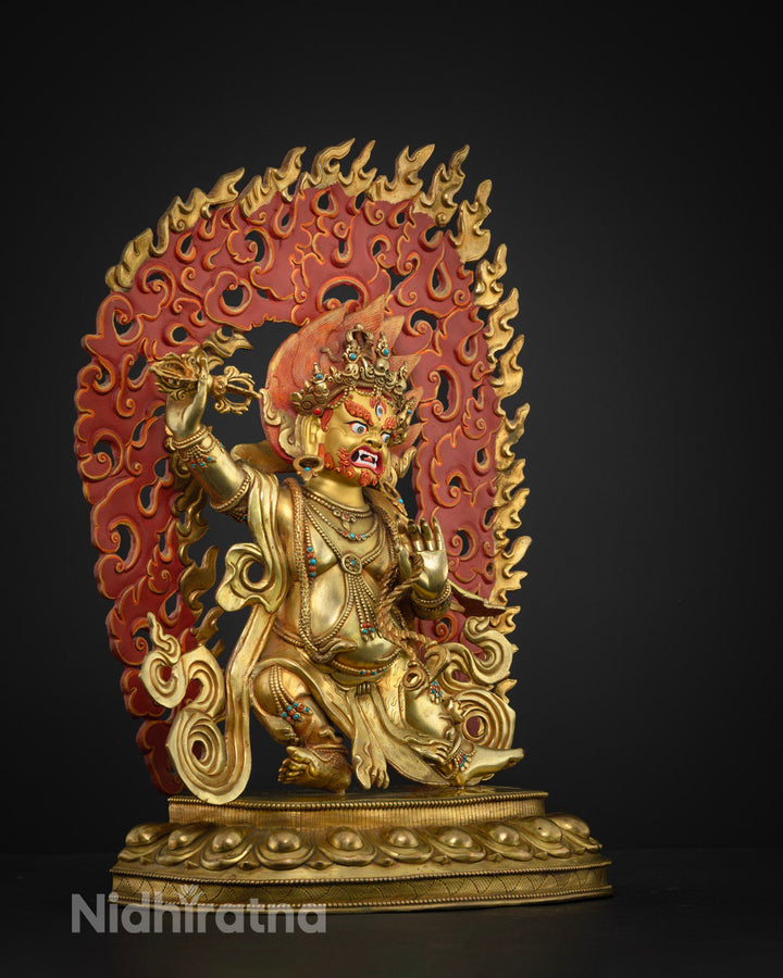 Vajrapani Bodhisattva Statue for Ritual and Meditation