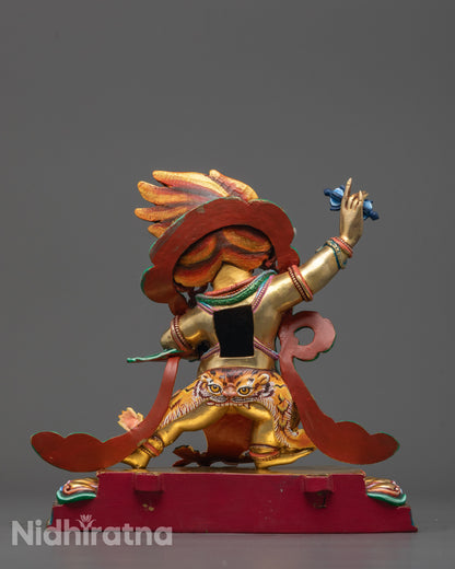 Buddhist Chana Dorje Statue | Artisan-Crafted Nepalese Sacred Deity