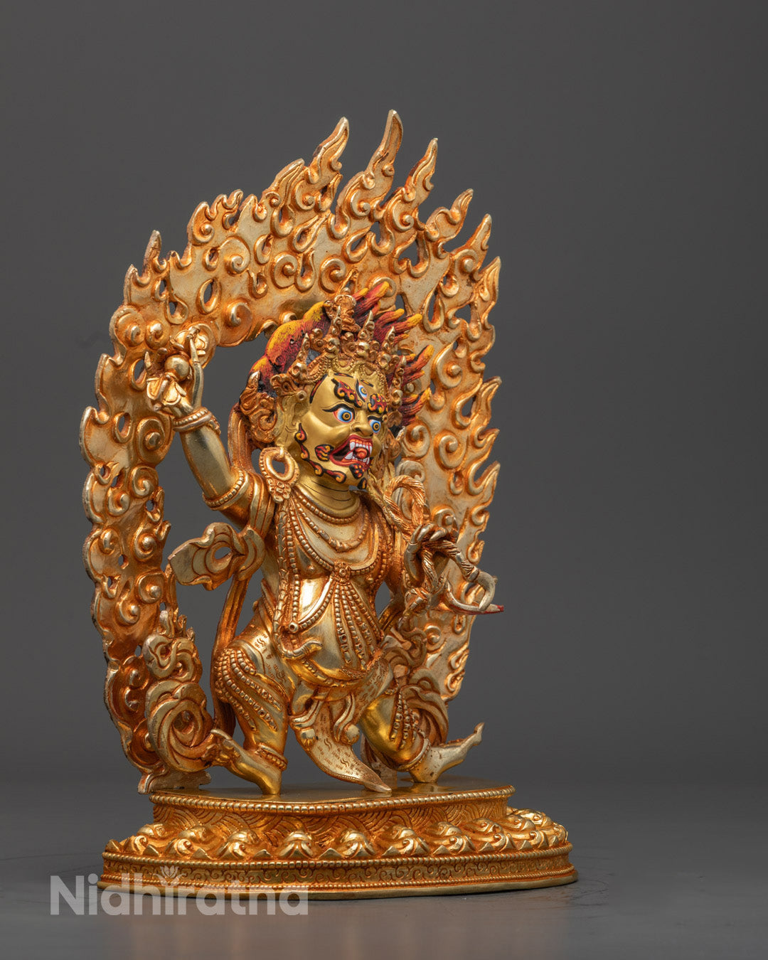 Buddhist Vajrapani Statue | Nepalese Handcarved Artisan