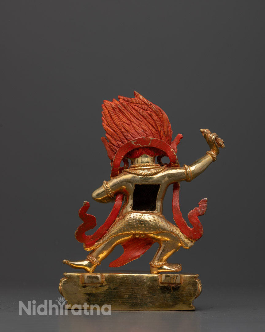 Vajrapani Sadhana Statue: Handcrafted Tibetan Art