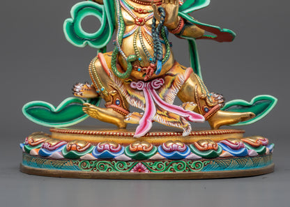 Hand-Carved Vajrapani Statue | Nepal Handmade Buddhist Art