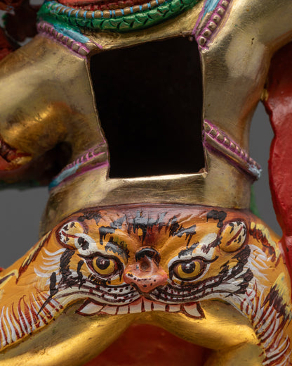 Fierce Vajrapani Statue for Protection | Himalayan Artwork