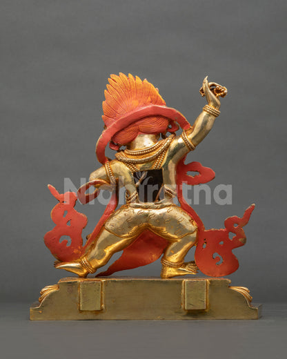 Tibetan Vajrapani Statue from Nepal | Holder of the Thunderbolt
