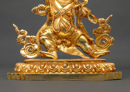 Tibetan Vajrapani Statue from Nepal | Holder of the Thunderbolt
