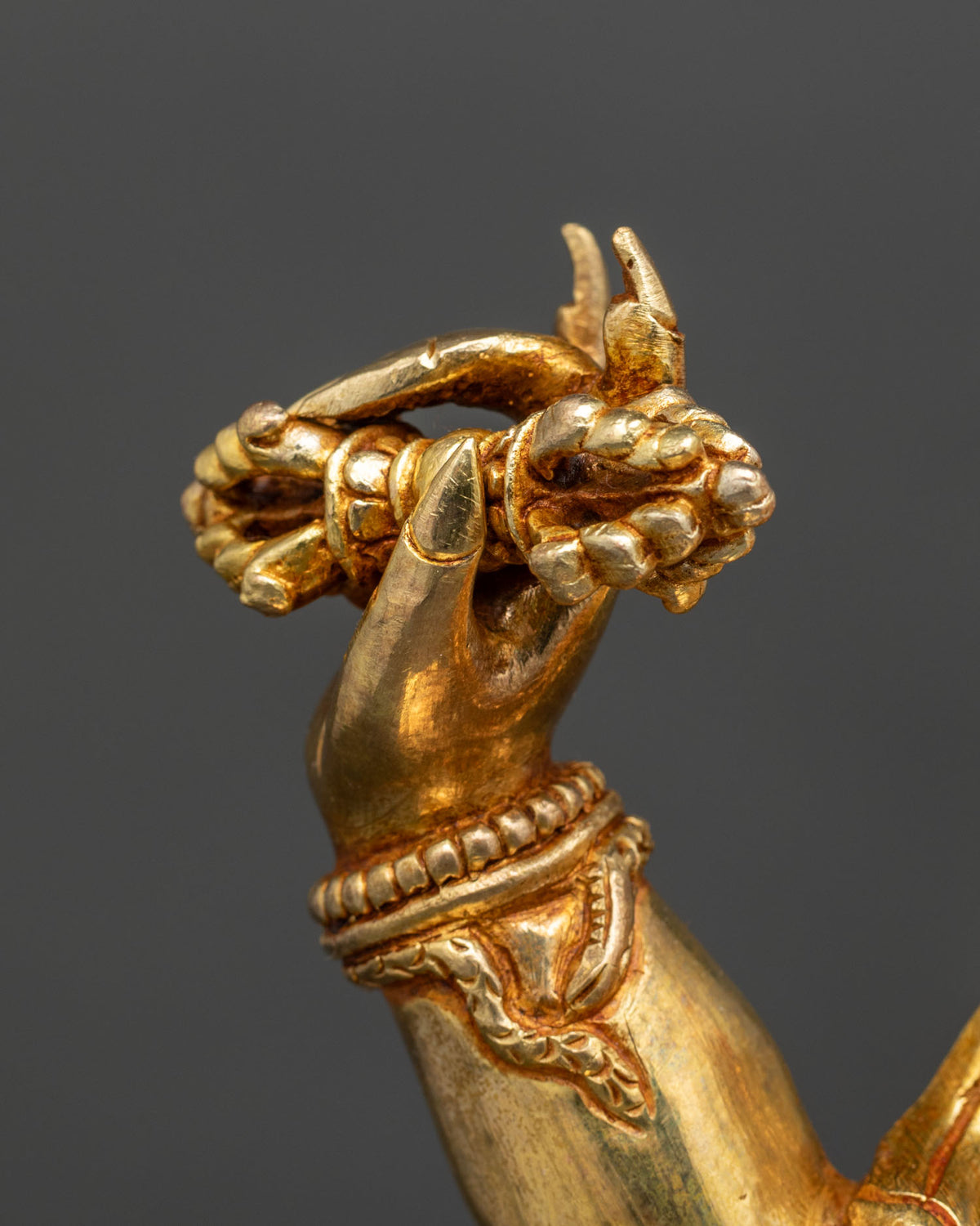 Tibetan Vajrapani Statue from Nepal | Holder of the Thunderbolt