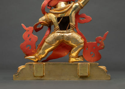 Tibetan Vajrapani Statue from Nepal | Holder of the Thunderbolt