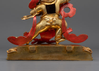 Nepal Hand-Carved Vajrapani Statue | Embodiment of Strength
